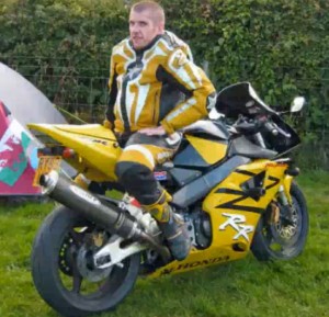 David Furness, 34, of Abertridwr, who was killed on October 3 in a motorcycle accident.