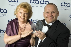 Gwen Miles and Peter Whitehouse, of Bearmach Ltd. Last year's winners of Business of the Year with more than 25 employees.