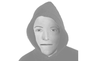 The suspect police are looking for after an attempted burglary in Caerphilly on February 20.