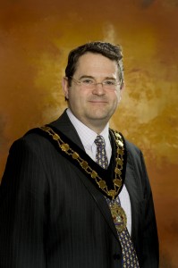 Cllr James Fussell, Caerphilly County Borough's Mayor for 2010-11