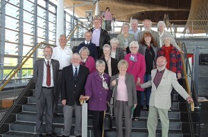 Members from the Caerphilly branch of the Parkinson’s Disease Support Group with Labour AM Jeff Cuthbert