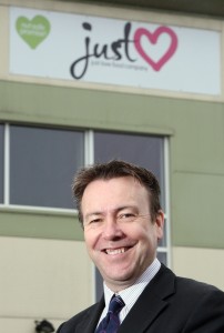 Mike Woods, managing director of The Just Love Food Company.