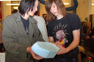 Coleg Gwent students try and design an aerodynamic model