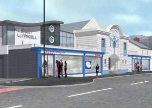 The proposed new Tesco Express store at the Palace Cinema in Risca