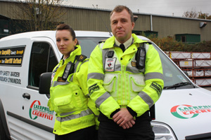 Community Safety Wardens will be patrolling the streets of Caerphilly County Borough to keep an eye out for antisocial behaviour on Bonfire Night