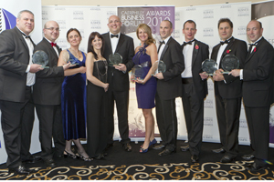 The winners of the Caerphilly Business Forum Awards 2010