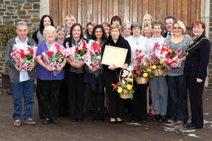 Road safety workers and volunteers from across Caerphilly County Borough were honoured at a recent council event
