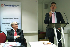 Islwyn MP Chris Evans making his speech at the Welsh Labour Party Conference