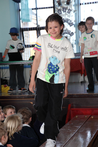 Fairtrade fashion show at Pentwynmawr Primary