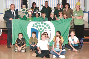 Pentwynmawr Primary is one of the schools to be awarded a Green Flag