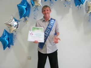 Coleg Gwent student Gavin Chilton has been honoured foe his voluntary work with Abercarn Cricket Club