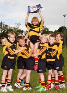 Blackwood RFC Under 7s and Under 8s have been sponsored by Brace's Bakery