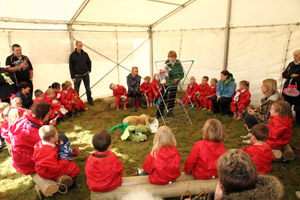 Ninety reception class pupils from Ysgol Y Llawnt, Upper Rhymney and Bryn Bach Primary schools attended a special ‘Teddy Bear’s Picnic'