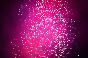 Caerphilly Castle Fireworks 2011