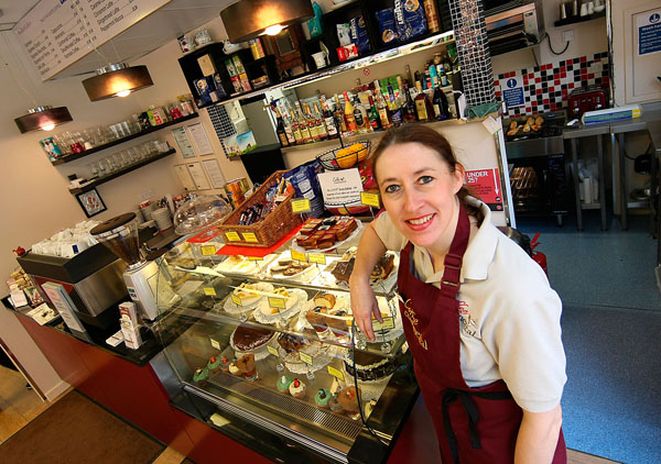 Esther Apoussidis, owner of Coffee Continental in Blackwood town centre