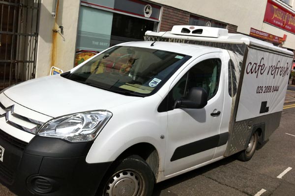 One of the offending trucks at the centre of the licensing case