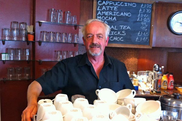 Robin Starke, owner of Café Refresh, has said he feels victimised after Caerphilly County Borough Council prosecuted him