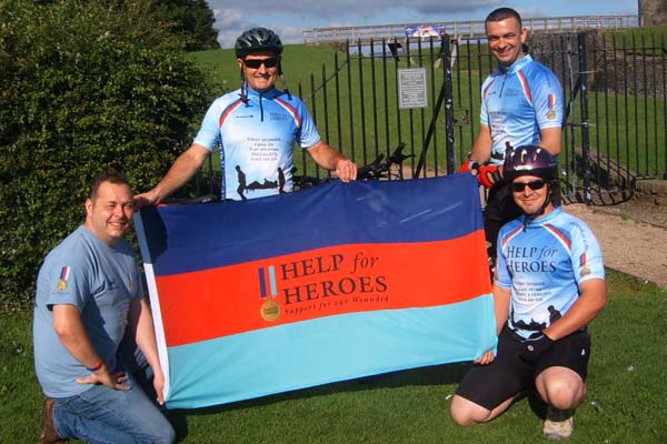 The friends aim to raise £2,000 for Help for Heroes