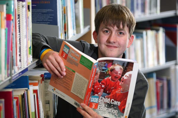 Ystrad Mynach College student Anthony Toye