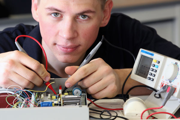 Electronics student Lewis Clarke, 19, is through to the final of a prestigious skills competition