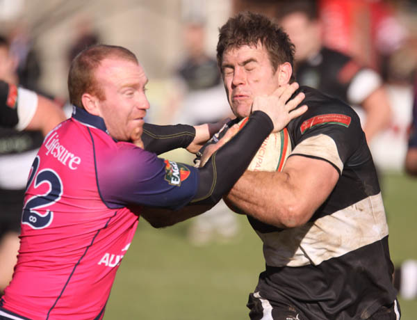 Sam Feehan takes on Bedford's Brendan Burke
