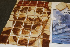 Caerphilly-born Tommy Cooper has been immortalised in Marmite by Ebbw Vale artist Nathan Wyburn