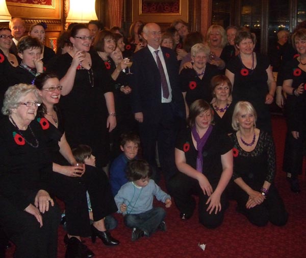Cefn Hengoed Ladies' Choir celebrate their 65th anniversary