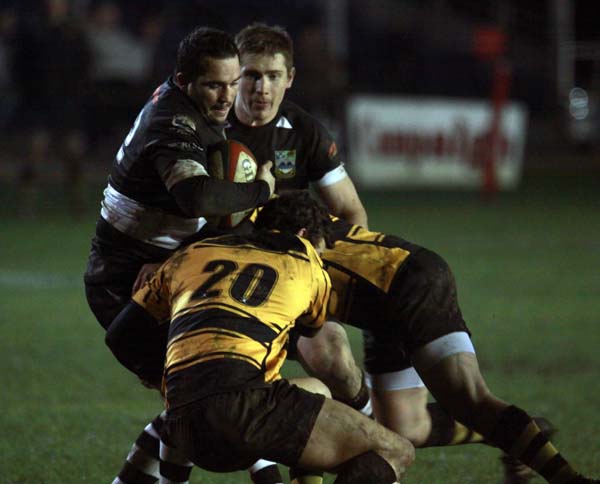 Scott Williams makes some ground versus Newport