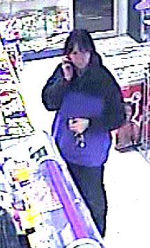 Police would like to speak to this woman in connection with an incident of criminal damage