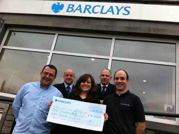 Left to right: Excellence IT's Andy Beer, Barclays' Lee Owen, Macmillan's Rebecca Parke, Barclays' Jason Coleman and Excellence IT's Andy Green