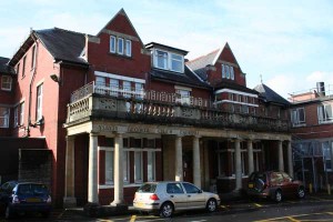 The Beeches building at the old Caerphilly Miners' Hospital