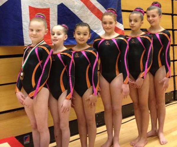 Grades 6,7 and 8 gymnasts