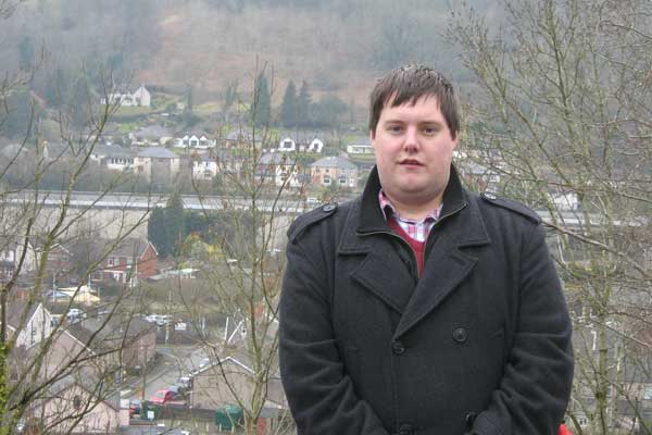 Matthew Farrell is Plaid Cymru's candidate to fight the Risca East by-election
