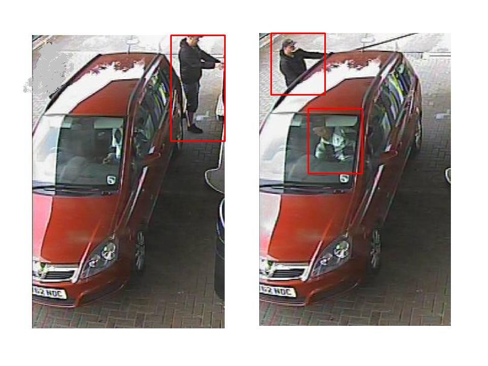 Police have released this CCTV image after a fuel theft from Morrisons in Caerphilly town on April 21