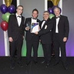 PREMIER AWARD: Antony Hudson and Richard Boyle from ISCA UK with Cllr Ken James and Derek Brockway