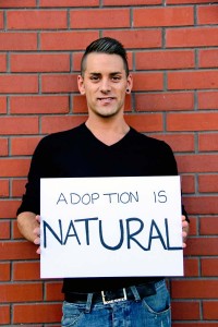 Nick Lewis, 25, of Abercarn is featuring in an adoption campaign