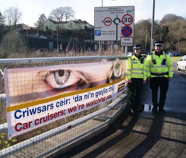 Gwent police we're watching you