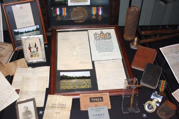 A new exhibition to mark the centenary of the start of the First World War is running at the Winding House in New Tredegar