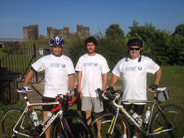 CASTLE KINGS: (left to right) Jason Howe, Matthew Griffiths, Anthony Griffiths