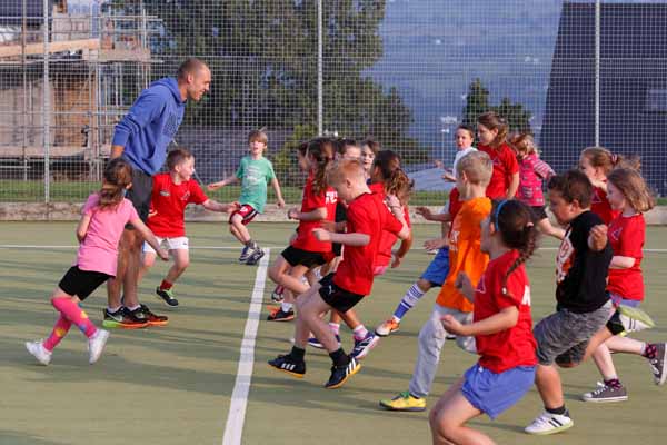 TOP TIPS: Dai Greene helped train the youngsters 