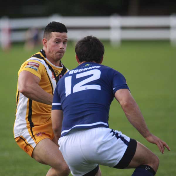 FINAL HURDLE: Shaun Owens for Scorpions, who couldn’t hold on to their late lead