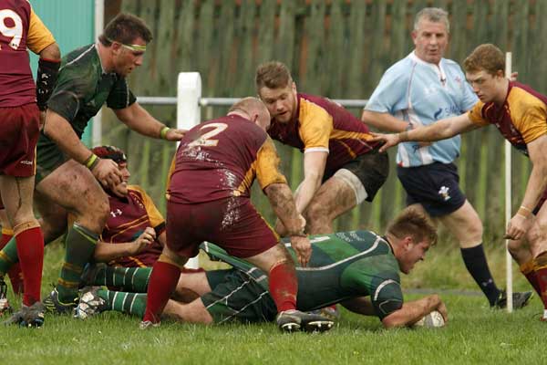 Geraint Pymm scores for Caerphilly