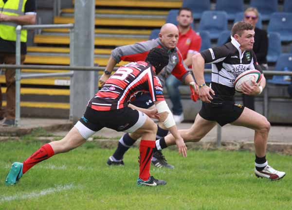 BONUS POINT: Bedwas were in contention after Richard Powell’s first-half try