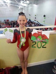 GOLDEN GIRL: Carys Carpenter