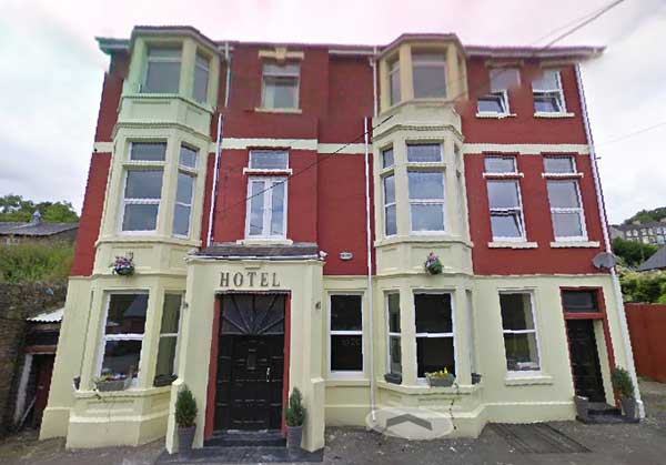 Sirhowy Arms Hotel in High Street, Argoed. Picture from Google