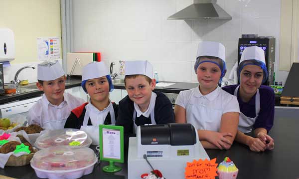Pupils at Pantside Primary School are celebrating the success of their new community cupcake café.