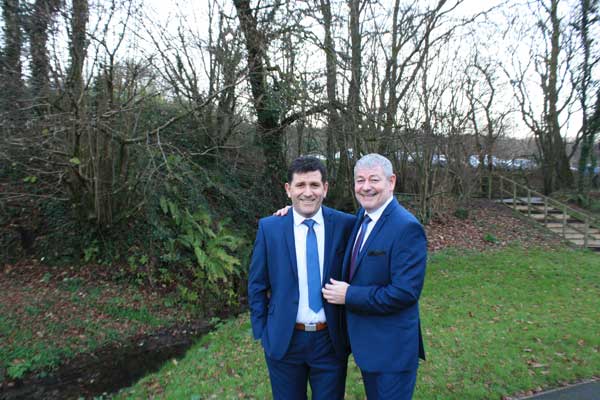 Mark and Ian Faulkner after taking their marriage vows