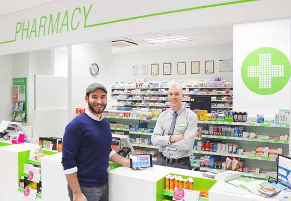 SUPERNUDGE: Nudjed’s Neil Atherton with Tim Morgan, Service Development Manager for Superdrug