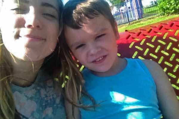 CARING FOR CARERS: Allesha Parker cares for her six-year-old brother Rhyd