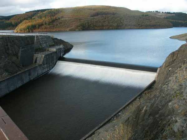 The hydro plant at Llyn Brianne in Powys will be acquired by Welsh Water. Picture: Dysdera